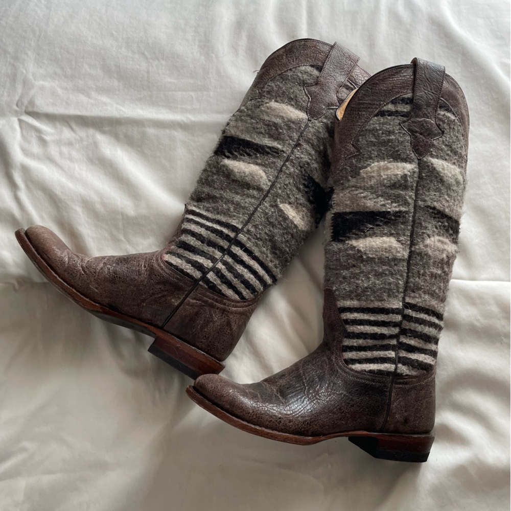 Stetson serape cowboy boots
